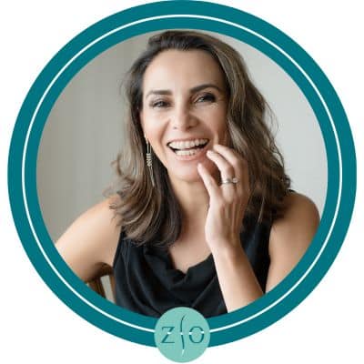 woman with ceramic braces